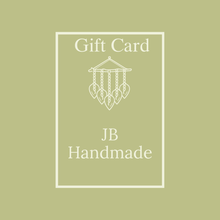 Load image into Gallery viewer, JB Handmade Gift Card
